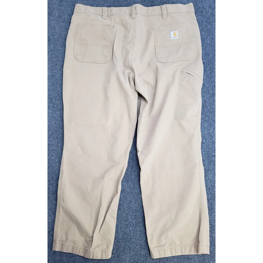 Carhartt Pants Canvas Mens 44x30 Rugged Flex Relaxed Fit Workwear